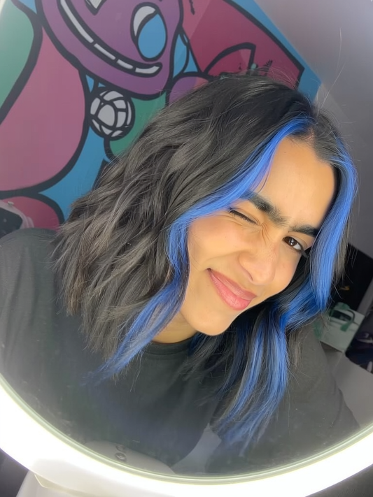 Electric Blue Streaks