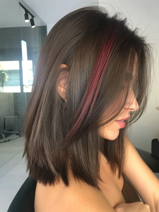 Deep Burgundy / Wine Streaks