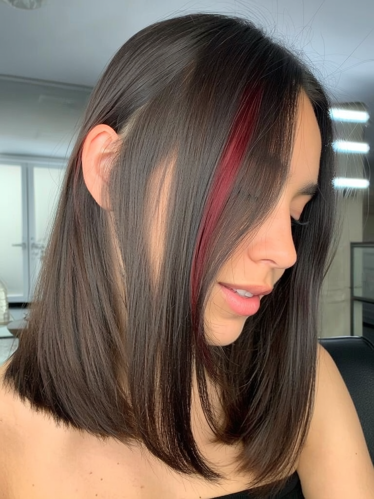 Deep Burgundy / Wine Streaks