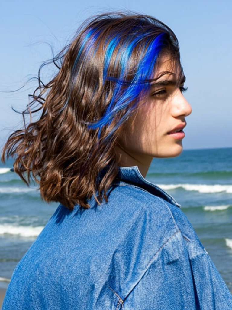 Electric Blue Streaks