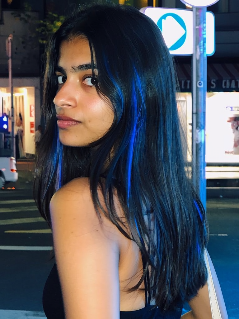 Electric Blue Streaks