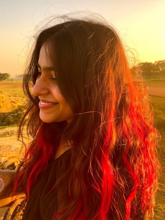 Fiery Red Streaks