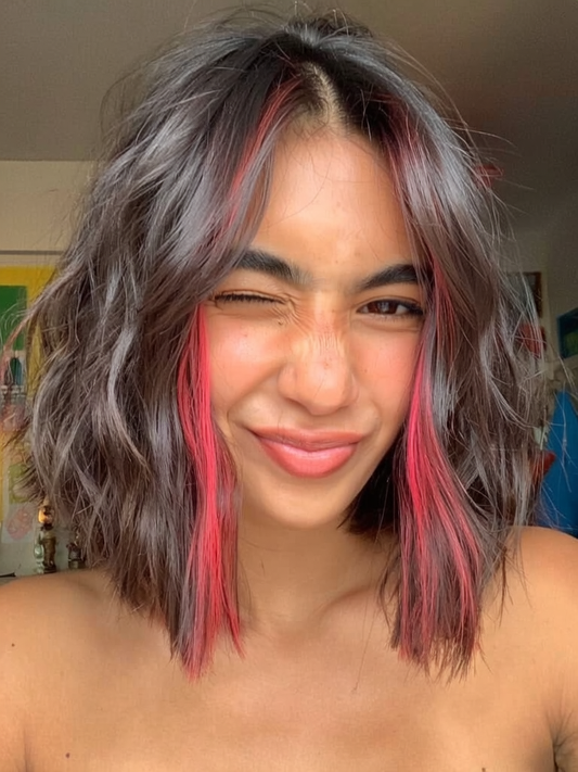 Hot Pink Streaks
