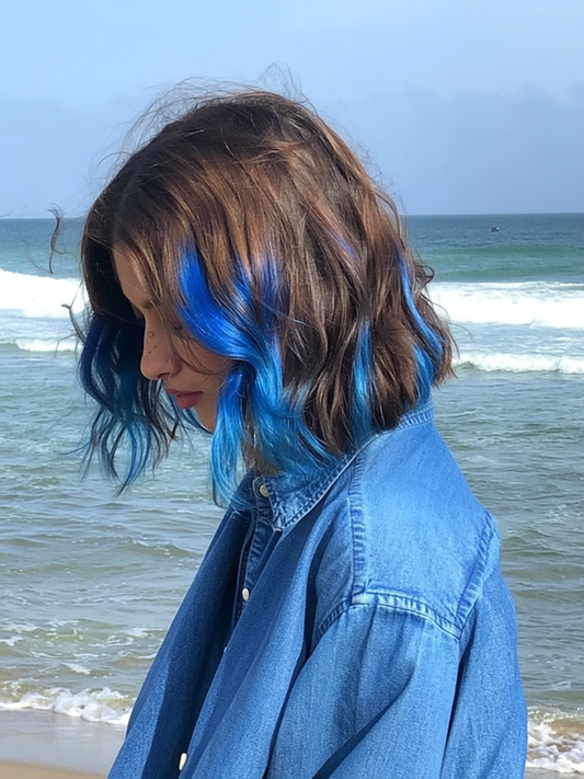 Electric Blue Streaks